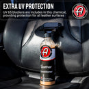 Adam's Polishes Leather Conditioner 16oz - Conditions Leather, Vinyl, and Plastic Interior Surfaces - Contains Premium UV Blockers for SPF 65 Protection - Long Lasting Protection — 4