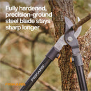 Fiskars 28” Garden Bypass Loppers, Tree Trimmer with 1.5" Cut Capacity | 28" Standard Bypass — 3