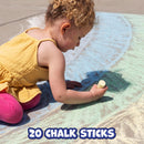 READY 2 LEARN Jumbo Sidewalk Chalk, Set of 20, 9 Colors — 4