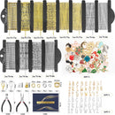 HUISUYTON 18K Gold 59FT 12Roll Necklace Chain Kit for Jewelry Making — 3
