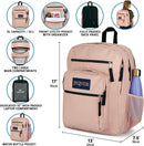 JanSport Laptop Backpack - Computer Bag with 2 Compartments, Ergonomic Shoulder Straps, 15” Laptop Sleeve, Haul Handle - Cyberspace Galaxy | One Size — 6