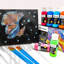 Artecho Acrylic Paint Set 20 Metallic Colors 2oz/59ml with 10 Brushes — 6