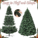 GAOMON 7.5ft Prelit Fraser Fir Wide Artificial Christmas Tree w/RGBW Light — 6