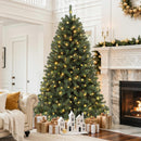 DWVO 6ft Prelit Green Christmas Tree with LED Lights & Stand — 1