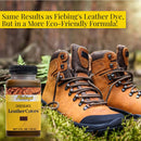 Fiebing's LeatherColors (4 Fl Oz, Chocolate) - Leather Dye for Natural Leather - Water-Based, Non-Flammable Formula - Permanent & Penetrating Color for Shoes, Boots, Furniture - Safe for Institutions — 4