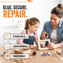 Wood Super Glue Liquid 1.75 oz - Instant Adhesive DIY Craft Laminate Cork — 3
