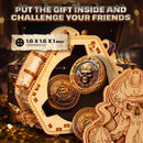 ESC WELT Blackbeard's Compass 3D Escape Room Puzzle Box - Brainteaser Money Box - Wooden Puzzle Game — 3