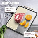 SNOWCLAD Stainless Steel Cutting Board Set of 2 for kitchen — 4
