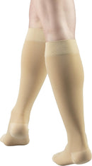 Truform 20-30 mmHg Compression Stockings for Men and Women, Knee High Length, Closed Toe | Beige | Medium (1 Pair) | Classic Knit — 6
