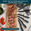 Home Hero 16-Piece Kitchen Knife Set - Knife Block Set — 4
