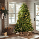 National Tree Company 7ft Pre-Lit Dunhill Fir Artificial Christmas Tree — 3