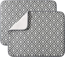 Dish Drying Mat for Kitchen 2 Pack, Ultra Absorbent Microfiber Dishes Drainer…