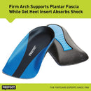 PROFOOT Plantar Fasciitis Orthotic Insoles for Men (Sizes 8-13) – Gel Shoe Inserts for Instant Heel Pain Relief and Arch Support - 1 Pair of Heel Pads — 4