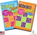 4-Pack 350+ Sudoku Puzzles for Adults, with Tips & Tricks, Puzzle Books for Adults & Seniors, Aging Seniors Brain Stimulation Activity Books, Large 8 X10 and Digest 5 X 8 Combo — 3