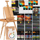 Winsor & Newton Artists' Oil Colour Paint Introductory Set, Ten 21ml Tubes, Crimson,Yellow,Green, 0.7 Fl Oz (Pack of 10) — 7