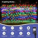 WBao Christmas Lights Outdoor, 200LED 8.4ft x 5.2ft Christmas Net Lights with 8 Modes, Timer, End to End Connectable, Waterproof LED Net Lights for Lawn, Bushes, Trees Xmas Decorations, Multicolor — 3