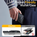 Oterkin for iPhone 16 Pro Max Wallet Case | Screen Protector | Stand, Black — 6