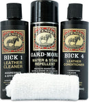 Leather Care Kit, Bick 1 Leather Cleaner, Bick 4 Conditioner, 2 Cloths — 2