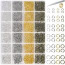 2840 Pieces Jump Rings for Jewelry Making, Shynek Open Jump Rings for Jewelry Making Supplies, Crafts and… — 1