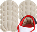 Huethy Back of Heel Cushion Pads, Adhesive Heel Grips Inserts for Boots, Loose Shoes Too Big, Reusable Heel Guards Liners for Women Men, Improve Shoe Fit, 8PCS-Beige — 1