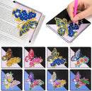 WIVICO 8Pcs Diamond Painting Bookmarks, Diamond Pearl Art Kits for Adults | Butterfly — 1