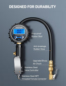 AstroAI Digital Tire Pressure Gauge with Inflator, 3-250 PSI ±1% Precision — 4