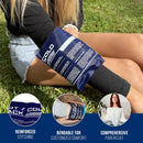 Flexible Ice Pack for Pain Relief - Reusable Gel Pack for Knee, Shoulder, Ankle, Back, and More - Bendable for Customized Comfort — 5