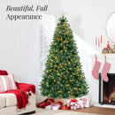 Best Choice Products 6Ft Pre-Lit Christmas Tree w/Twinkling LEDs, Premium Green Artificial Pine Lighted Holiday Decoration w/ 250 Lights, 1000 Branch Tips, Metal Base - Clear/White Lights — 3