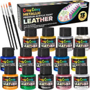 Crazy Colors Premium Acrylic Shoe & Leather Paint Kit 13 Metallic Pearl - Assorted Metallic — 1