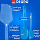 DI ORO Silicone Spatula Set - 600F Heat Resistant, 3-Pc Blue — 4