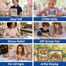 TOSY Picture Cube Life with Dinos: 6-in-1 Magnetic Picture Puzzle, 80 Blocks, 480 Puzzle Faces, 0.63 in, B023, Seamless UV Art, Display-Ready Frame, Collectible, STEM/STEAM Gift for Kids & Adults — 3