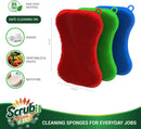 6 Pack Silicone Scrubbing Sponge by SCRUBIT - Real Silicon Non Scratch & Non Smell Kitchen Scrubber Pad for Dishes,… — 3