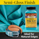 Fiebing's Edge Kote (4oz, Turquoise) - Leather Edge Paint for Shoes, Furniture, Purses, Couches, Belts - Flexible, Water Resistant, Semi Gloss Color Coating Leather Dye to Protect Natural Edges — 3