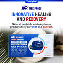 Ice Packs for Injuries Reusable (3-Piece Set) – Hot and Cold Ice Pack Therapy Gel Wrap Support – Supports Recovery, Joint and Muscle Pain – Knees, Back & More (3 Piece Set - Classic) — 6