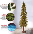 National Tree Company 6ft Pre-Lit Hickory Cedar Artificial Christmas Tree — 4