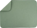 S&T INC. Dish Drying Mat, 18" x 24", XL, Green Sage