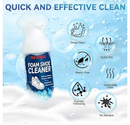 Foam Shoe Cleaner,200ml White Shoe Cleaner Sneakers Kit,Removes Dirt and Stain,Sneaker Cleaner Kit for Tennis,Canvas,Suede Shoe
