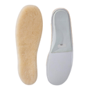 ABUSA Sheepskin Insoles Women's Premium Think Wool Fur Fleece Inserts Cozy & Fluffy 10