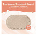 36 Pieces Bunion Cushions Pads, Protector Patches Bunion Pain Relief Pads to Wear with Shoes