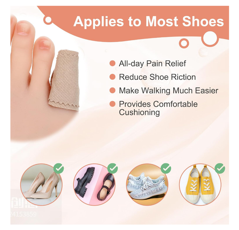 36 Pieces Bunion Cushions Pads, Protector Patches Bunion Pain Relief Pads to Wear with Shoes