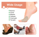36 Pieces Bunion Cushions Pads, Protector Patches Bunion Pain Relief Pads to Wear with Shoes