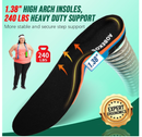 Plantar Fasciitis Relief Insoles Men-240+lbs High Arch Support Shoe Inserts for Women,