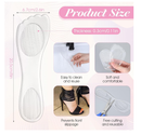 3Pairs Gel Shoe Inserts for Women, Thickened Gel High Heel Cushion Insoles Women,