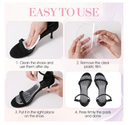 3Pairs Gel Shoe Inserts for Women, Thickened Gel High Heel Cushion Insoles Women,