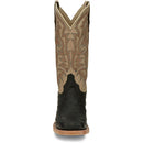 Justin Boots Men's Doc Bar 13" Full Quill Ostrich Boot - Black (AQ8042) - View 7