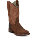 Justin Boots Men's King 11" Full Quill Ostrich Boot - Saddle (AQ8043) - View 2