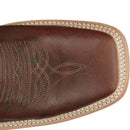 Justin Boots Men's Three Bars 13" Smooth Ostrich Boot - Brandy (AQ8141) - View 4