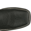 Justin Boots Men's Three Bars 13" Smooth Ostrich Boot - Black (AQ8142) - View 4