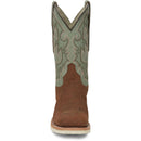 Justin Boots Men's Peppy San Badger 11" Smooth Ostrich Boot - Distressed Cognac (AQ8143) - View 7