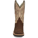Justin Boots Men's Peppy San Badger 11" Smooth Ostrich Boot - Kango Tobac (AQ8144) - View 7